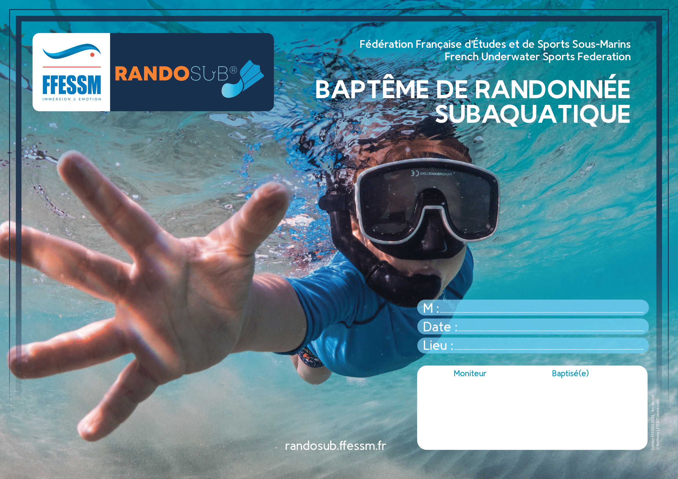 Bapteme Randonnée Subaquatique