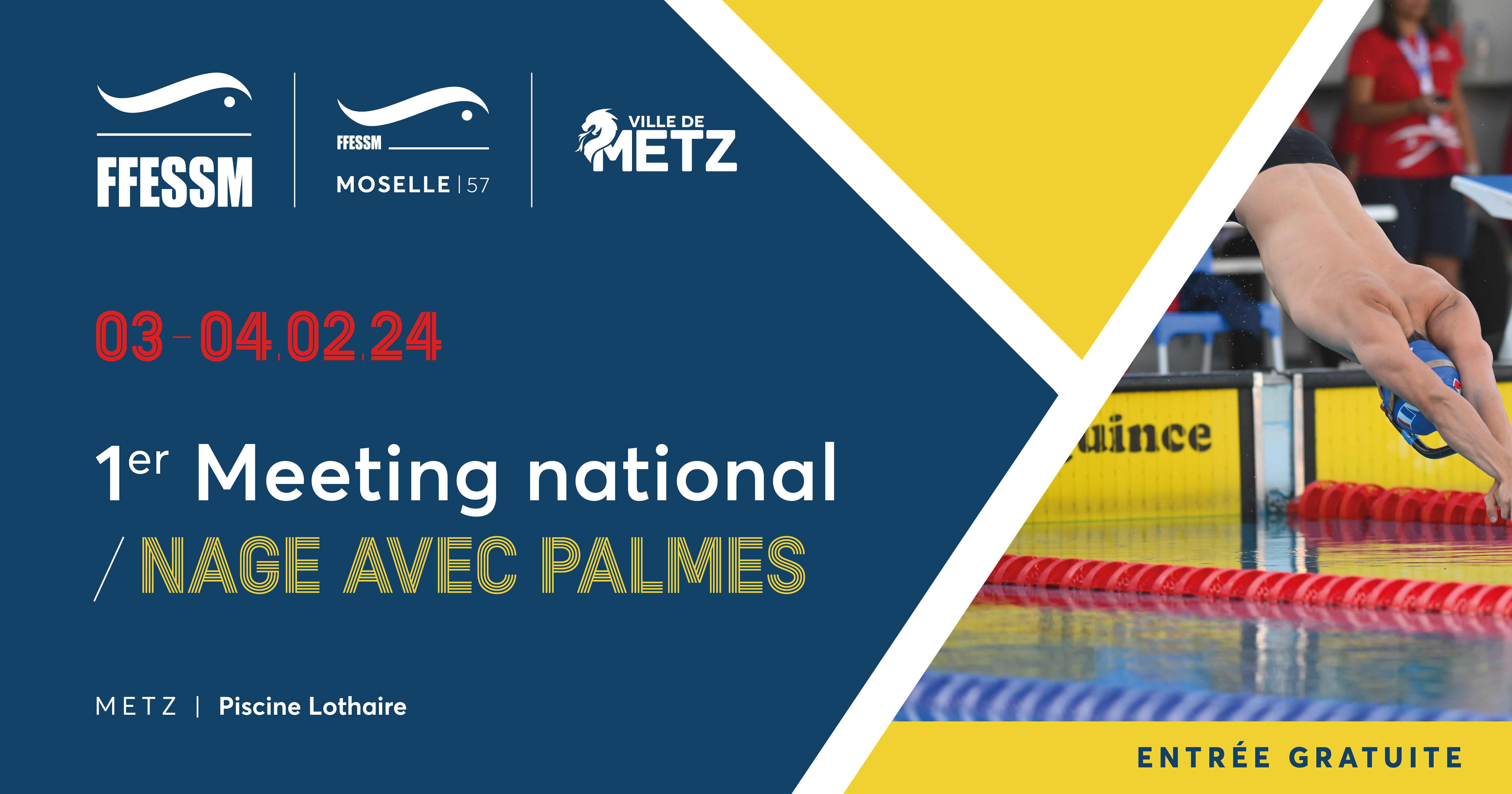 1er meeting national de nage avec palmes 2024